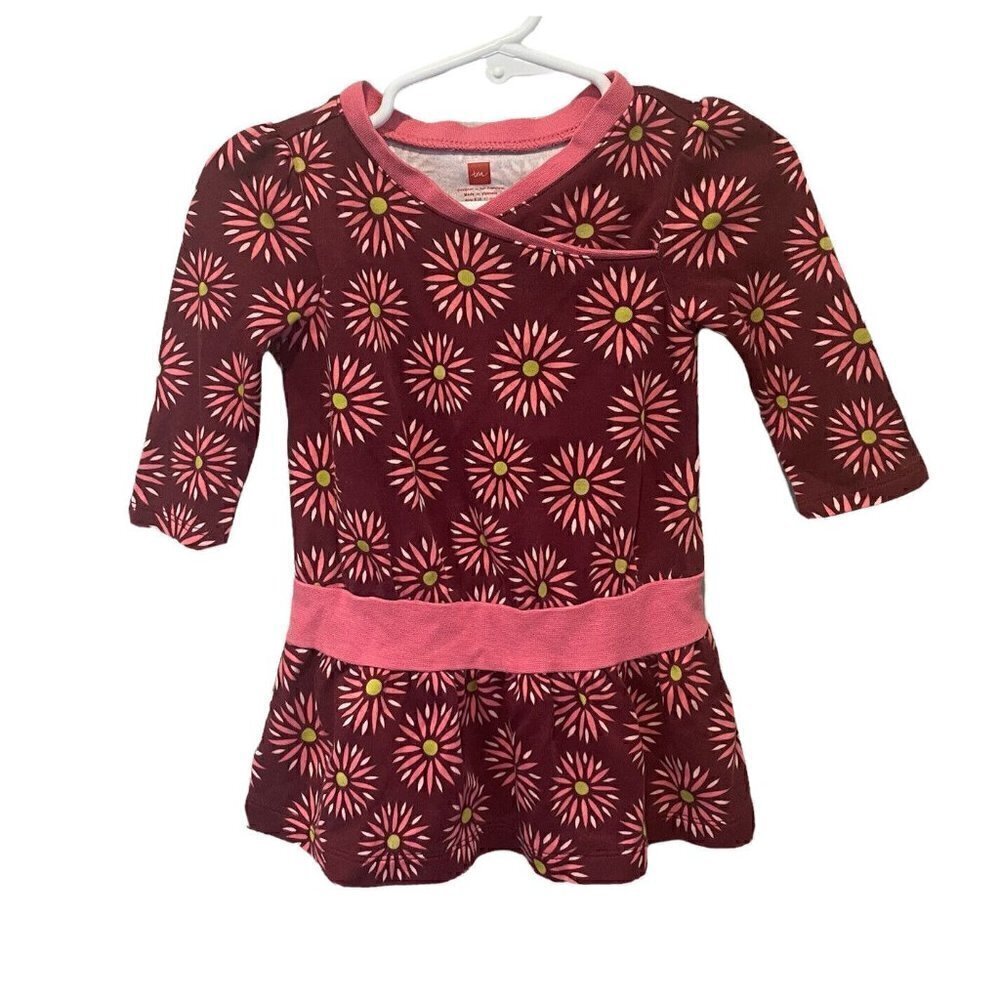 Tea Collection 6-12 Months Dress Long Sleeve Fall Winter Baby Girl